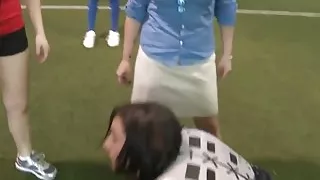 Bigtits teen orally pleasured by hazing babe