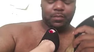 When he takes off my heels