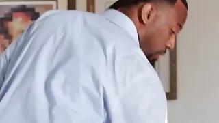 Curvy brunette Adriana Chechik gets pussy smashed by BBC