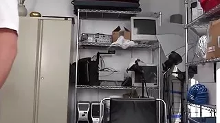 Casting straighty plowed by black dong