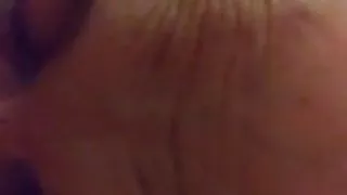 Mistress Julie has her faggot Richard lick her pussy