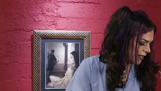 transsexual  masseuse pussyfucked and toys bonded babe