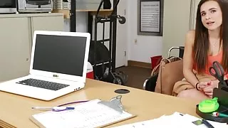 Real amateur fingered by black casting agent