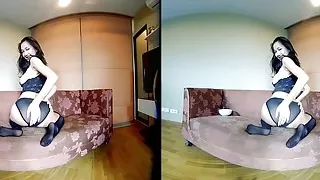 VRpussyVision.com - Teen with big tits and hot underwear JOI