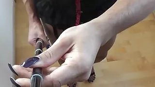 Lofiatona deep purple nails 5