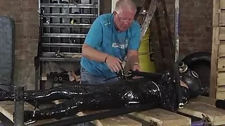 Mason Madison getting his big cocked jerked off by Sebastian