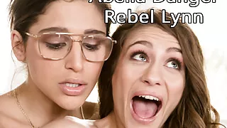 Fake lesbian actress tricking Abella Danger
