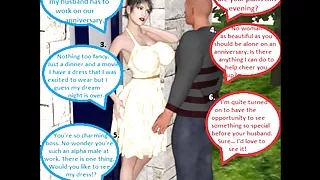 3D Comic Cuckold Wife Gets Dirty With Her Boss On Her Annive