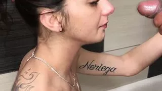 Piss on face amateur