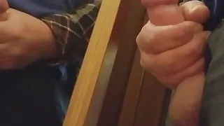 Stroking it in the mirror