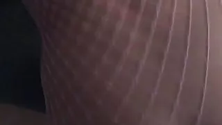 fucked my hot girlfriend  in fishnet