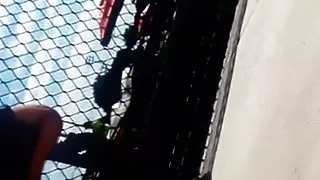 Track step mom sexy feet and legs 4