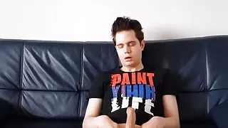 Toby the German Boy gets an orgasm 2 - paint your life