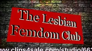 Man Enslaved to Lesbian Femdom
