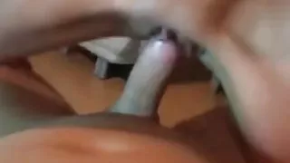 CUte blonde rides her new partner