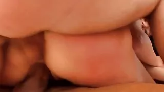 Melissa Lauren gets manhandled in double penetration