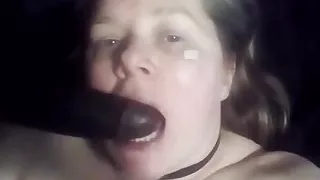 Slut fucks big black cock