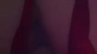 Fingering in crotchless lingerie