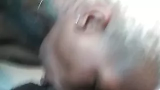 Sis sucks me in the bathroom