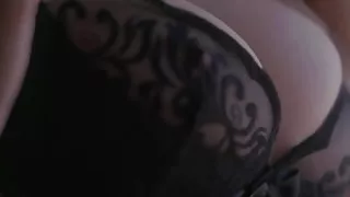 Babe licks cum off ass