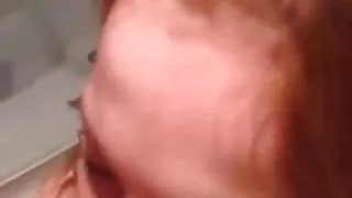 cheating czech milf sucks the big dick but cant deepthroat