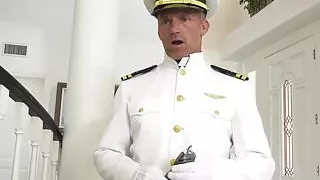 Bratty Ebony Daughter Disciplined by Military StepDaddy