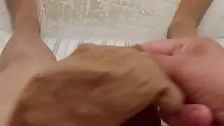 Schwuler Sex, Handarbeit, Latino, Masturbation, Nylonsex, Strumpfhose