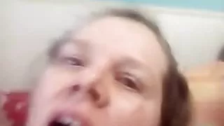 Sexy girl  fucks and cums on . Big black cock