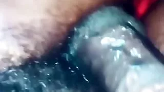 Nice white ass riding big black cock  pov