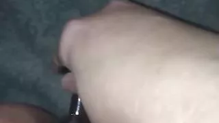 Pushing my princess plug in my ass