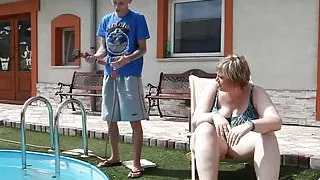 Dominant mature SSBBW queening younger guy