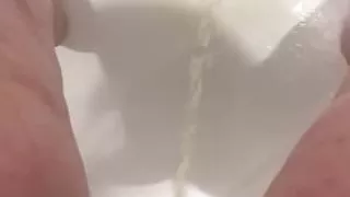Peeing in the shower