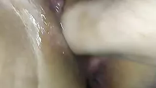 Feeding my loose pussy lunch , a hand a cock & a creampie