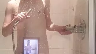 First time masturbation in shower.