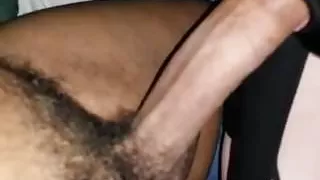 White girl sucking BBC in mask