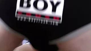 Blond twink bareback fucked by every inch of a huge dick