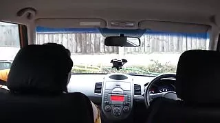 English BBW rides her driving instructors big fat cock