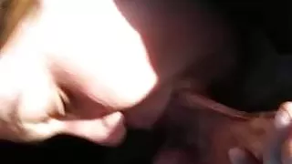 White girl blows mexican