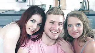 18 Videoz - Sofi Goldfinger - Fuck-loving teens share cock