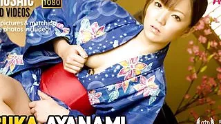 A precious Asian babe getting fucked in a group fuck