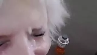 Amateur blowjob facial 02