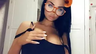 Sexy babe with bear filter 1