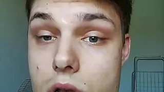 Calling myself names and slapping my face