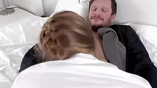 Sofi Goldfinger is so horny she has to fuck her stepdad