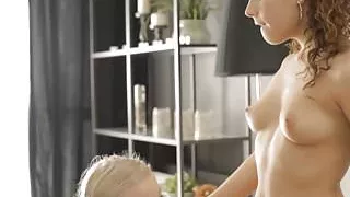 Lesbian Girls Chloe and Caroline Finger Fucks