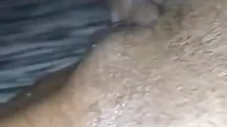 Closeup - Ebony Pussy Penetrrated Rough