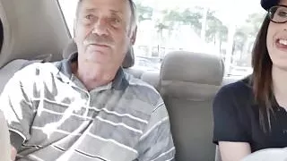 Spex teen pussyfucked after sucking grandpa