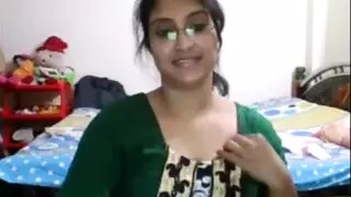 desi babe getting nude and seducing on webcam
