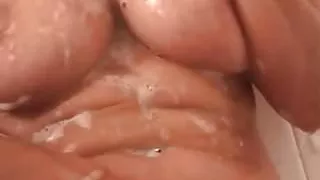 Playing in the shower