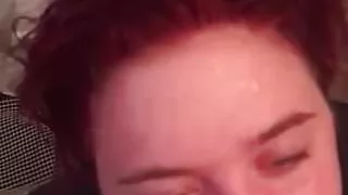 Emily drinks piss from cock pt 4